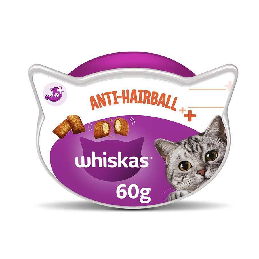 Whiskas Petiscos Anti-Bolas de Pelo para Gatos