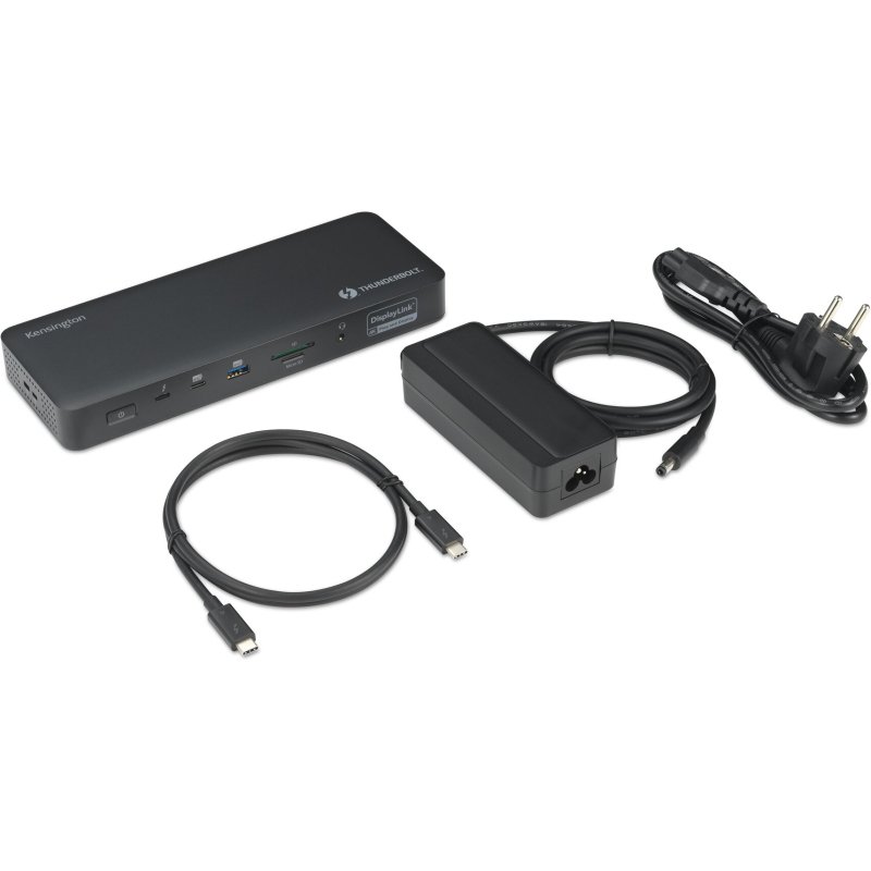 Kensington SD5920T EQ Station d’accueil hybride Thunderbolt4 avec 4 sorties vidéo 4K et technologie DisplayLink