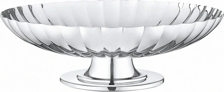 Georg Jensen BERNADOTTE DISH ON STAND, SS S›lv