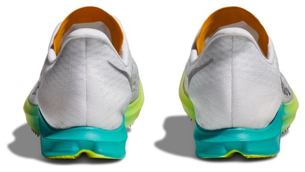 Chaussures d'Athlétisme Hoka Cielo X 2 LD Blanc/Bleu/Jaune Unisexe