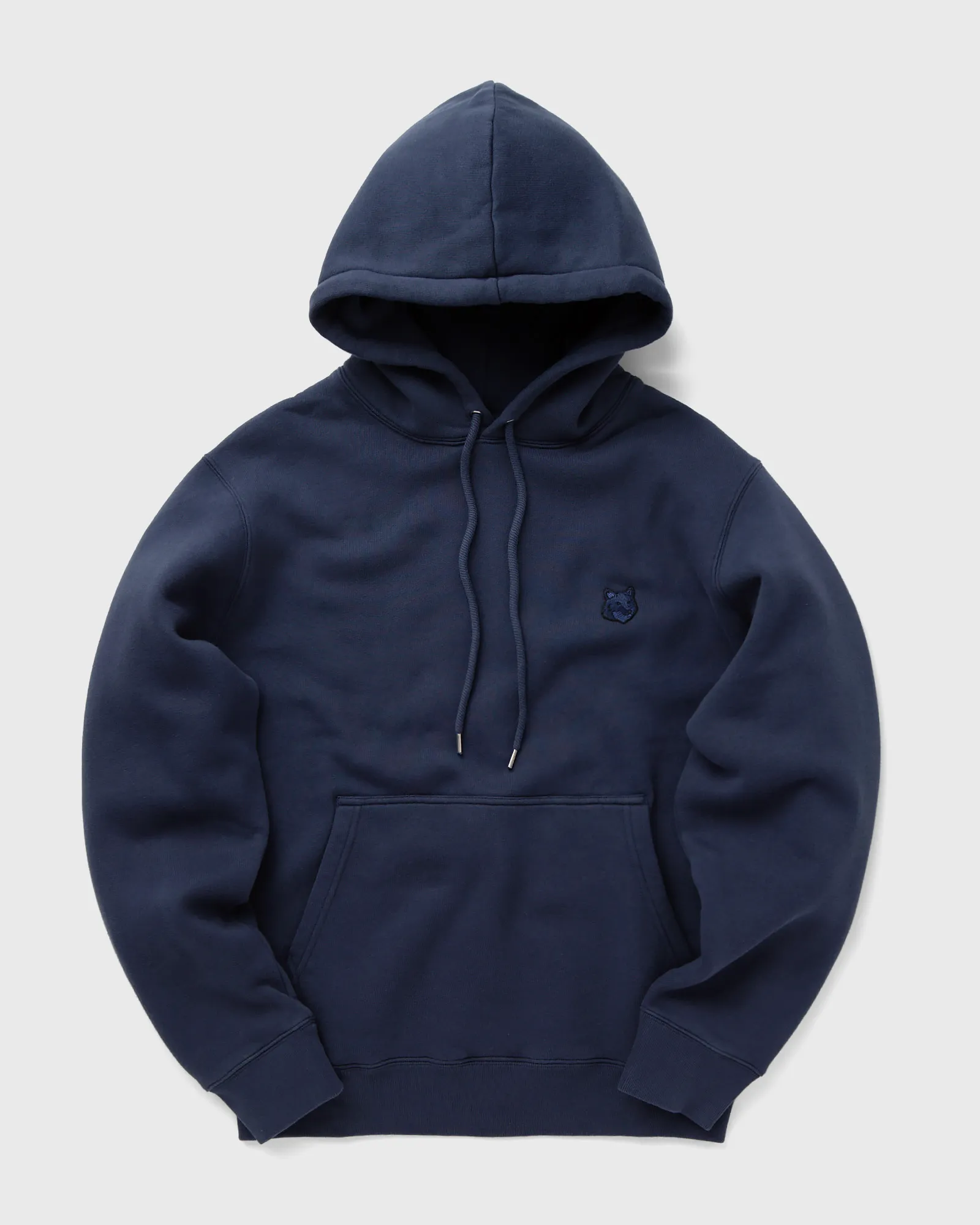 Maison Kitsune BOLD FOX HEAD PATCH COMFORT HOODIE INK BLUE
