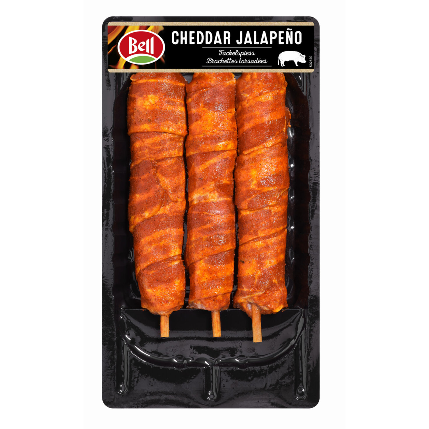 Bell Schweins Fackelspiesse Cheddar & Jalapeno ca. 300g