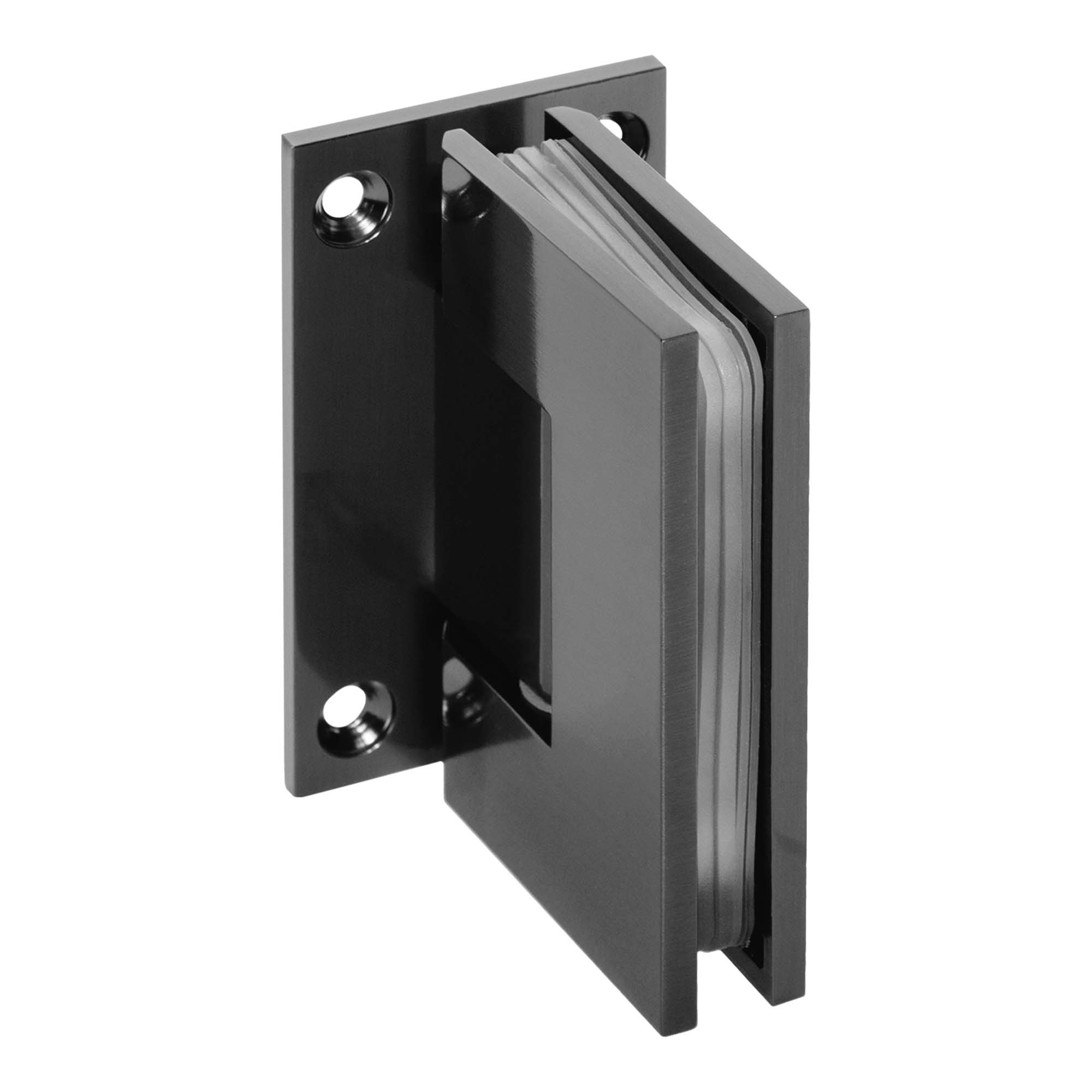 Brauer JC profielloze nisdeur 180cm met 60cm deur gunmetal geborsteld