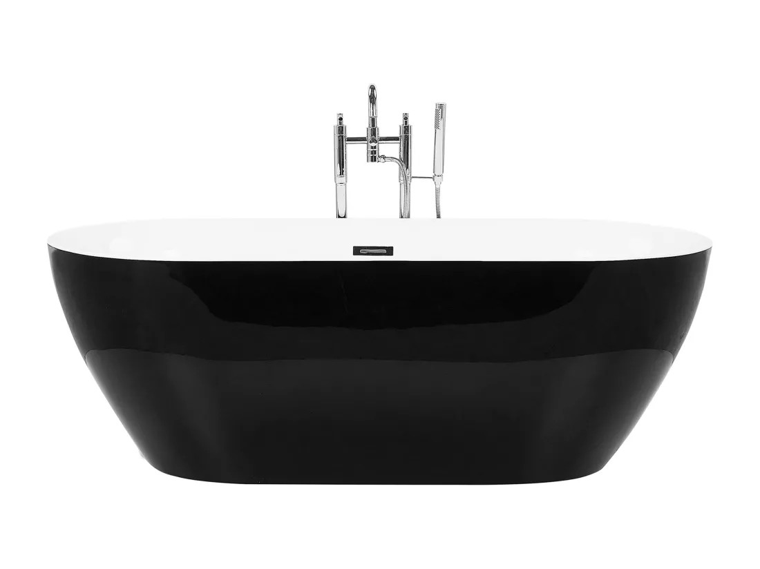 Baignoire îlot noire 160 x 75 cm CARRERA