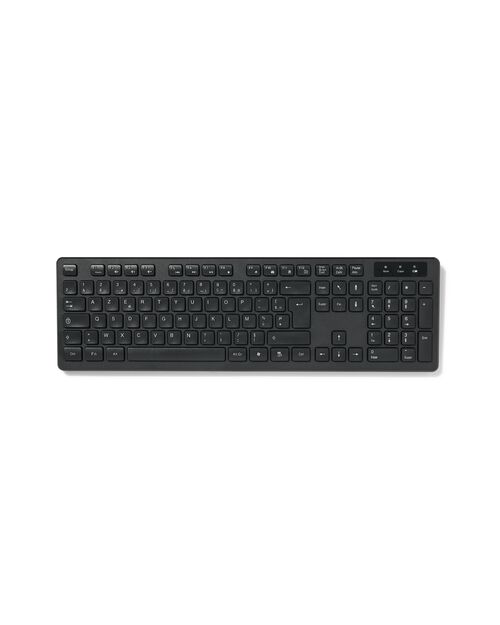 clavier azerty sans fil noir