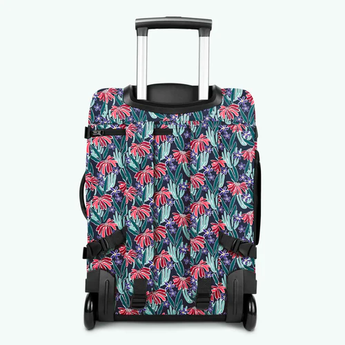 Valise souple 2 roues small Edea bleu