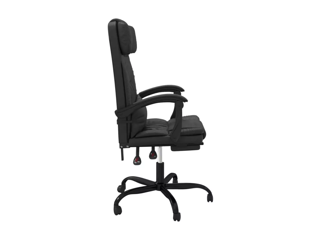 Fauteuil inclinable de bureau Noir Similicuir