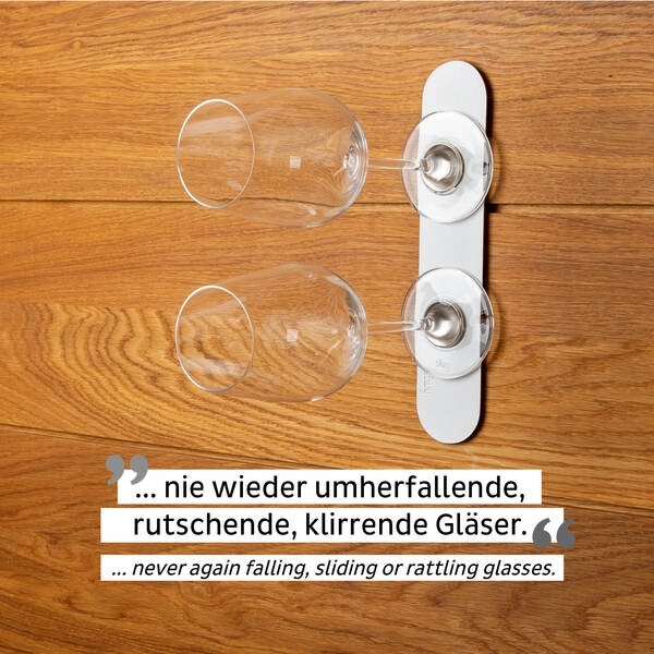 Silwy Metall-Leiste 25 cm für Magnet-Geschirr & Haken