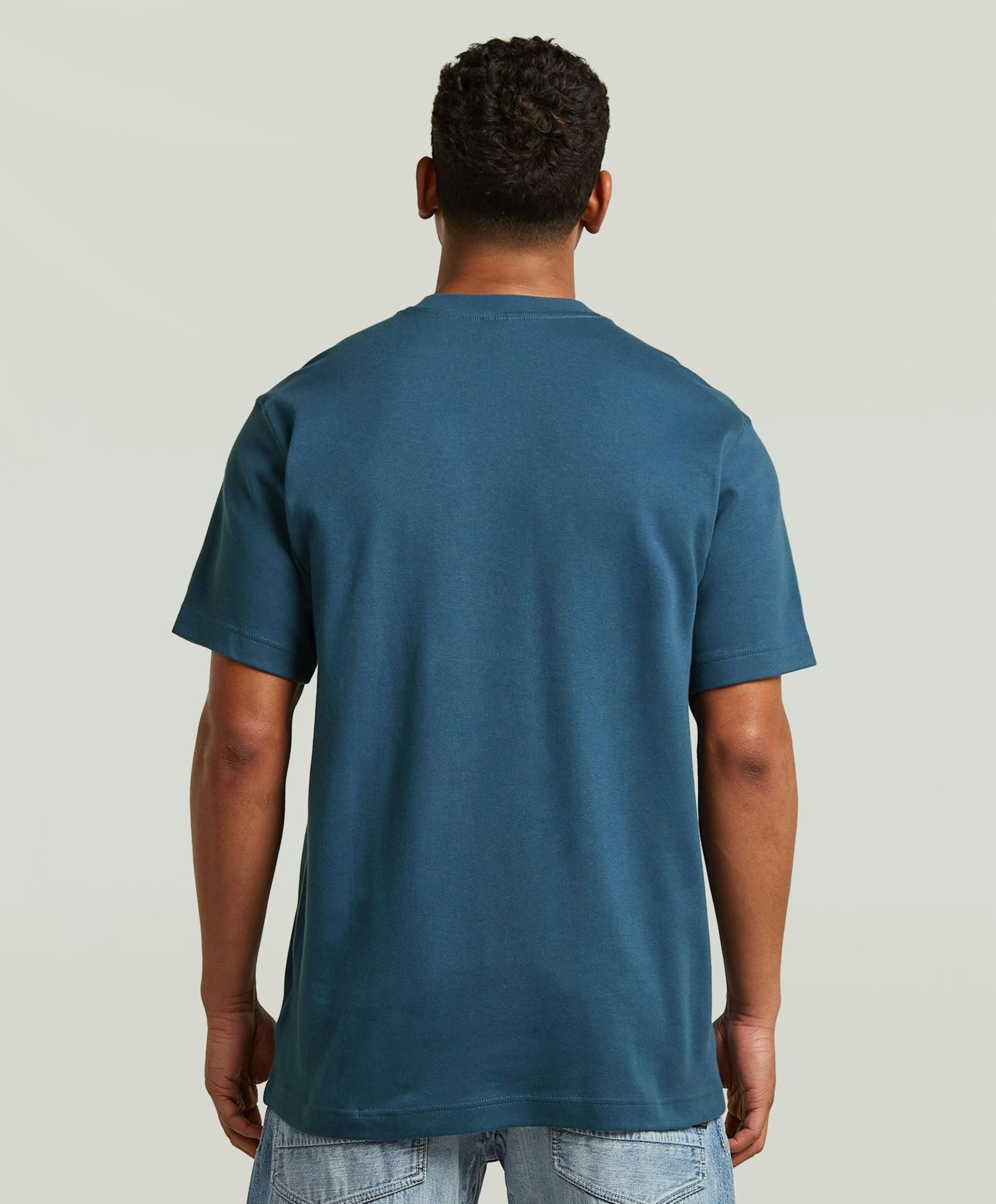 G-Star Raw Heren T-shirt blauw