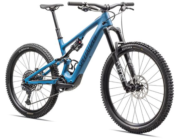 LEVO SL COMP CARBON GEN2 E-MTB Fully  satin mystic blue mystic blue metallic silver dust  S3