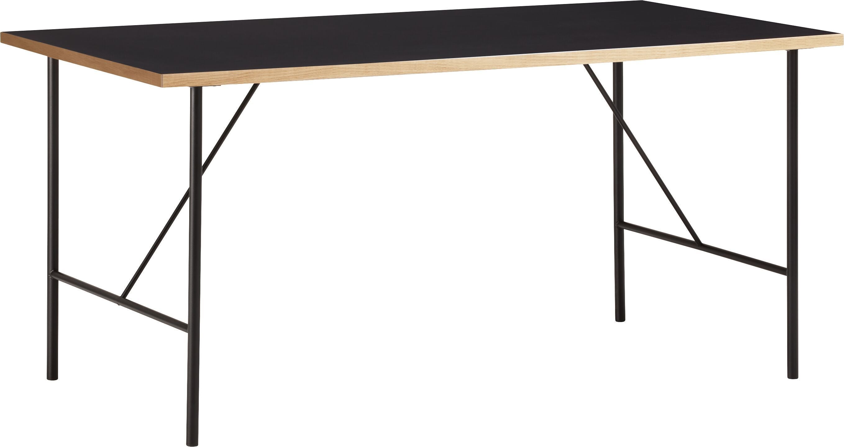 ATELIER Schreibtisch - Schwarz / B: 140.0 cm x T: 70.0 cm x H: 74.0 cm