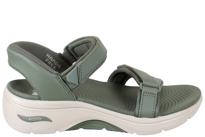 SKECHERS GO WALK ARCH FIT OLIVE GREEN SANDAL