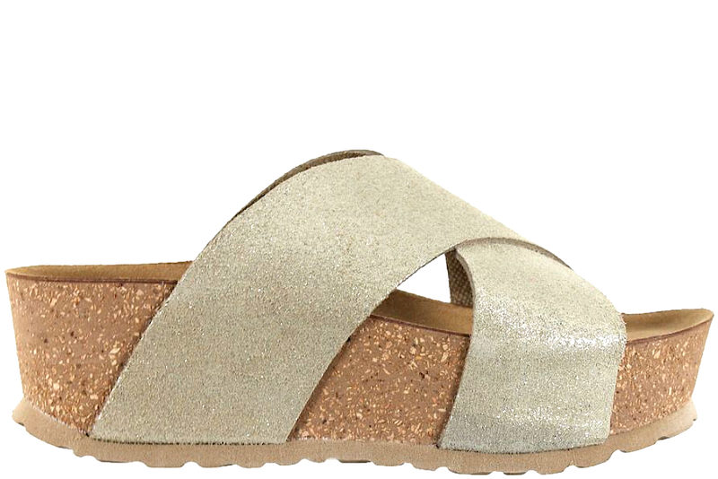 COPENHAGEN SHOES MY GOLD ONES SANDAL I GULD RUSKIND