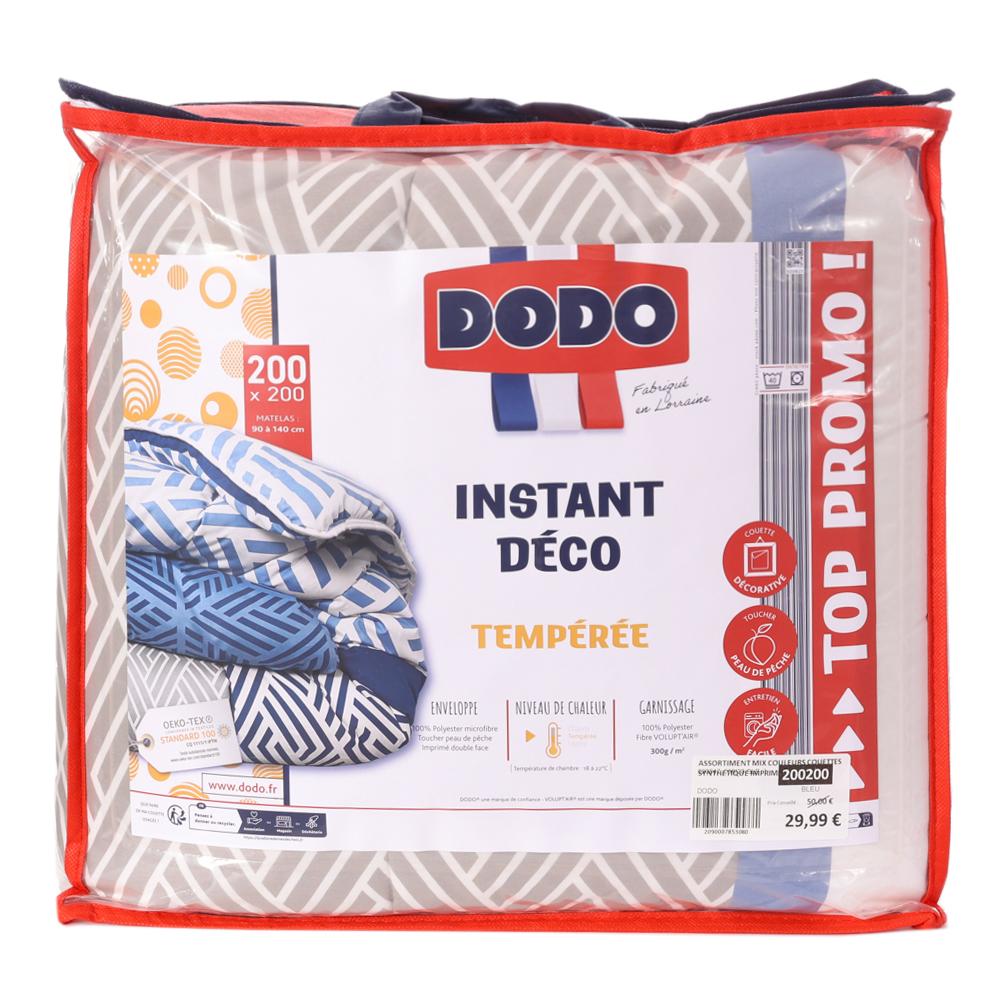 Dodo Couette Bleu/Gris Dodo Instant Déco 200x200