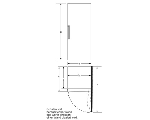Bosch GSN58AWDP vriezer, afmetingen (B x H x D): 70 x 191 x 78 cm, vriesvak: 366 l