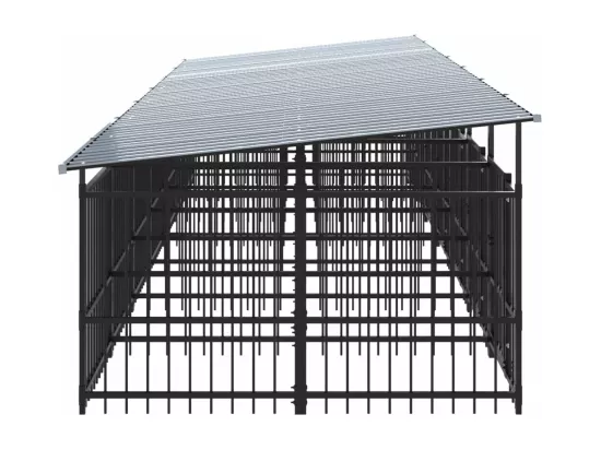 Chenil cage enclos pac noire 685 x 198 x 128 cm 02_0041739