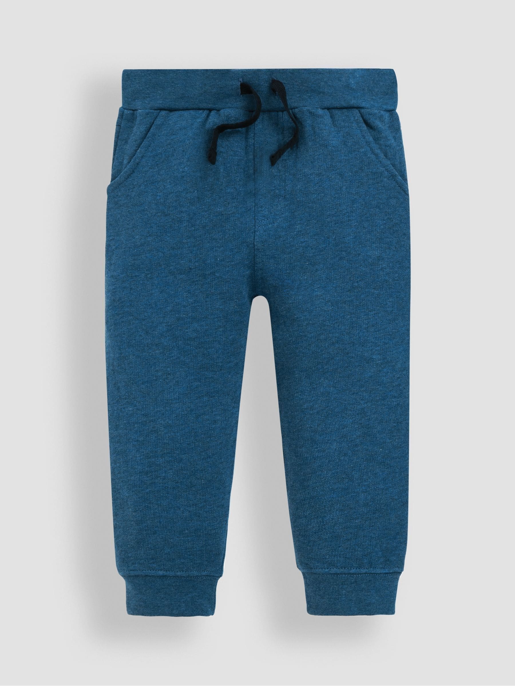 Marineblauw en indigoblauw - JoJo Maman Bébé - 2 joggingbroeken