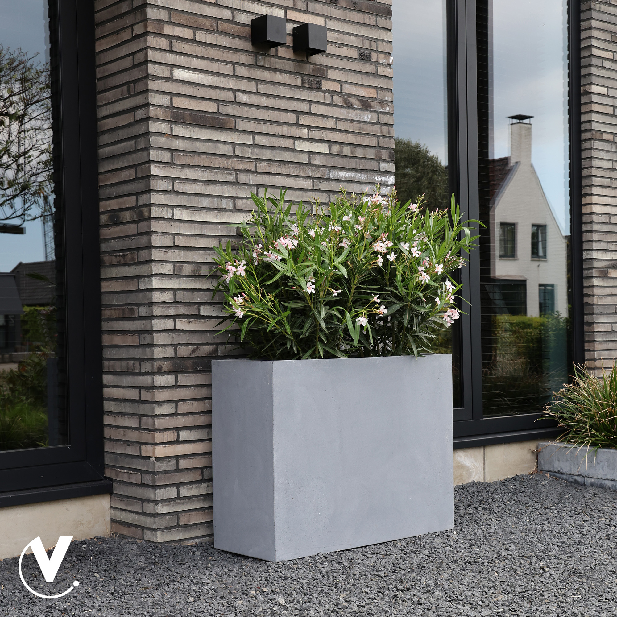Plantenbak Indiana grey L80 x B30 x H40cm