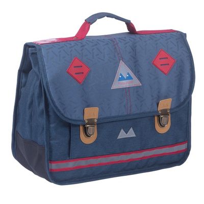 Cartable marternelle Poids Plume Confettis - 35 cm - 2 compartiments - bleu marine - Kid'Abord