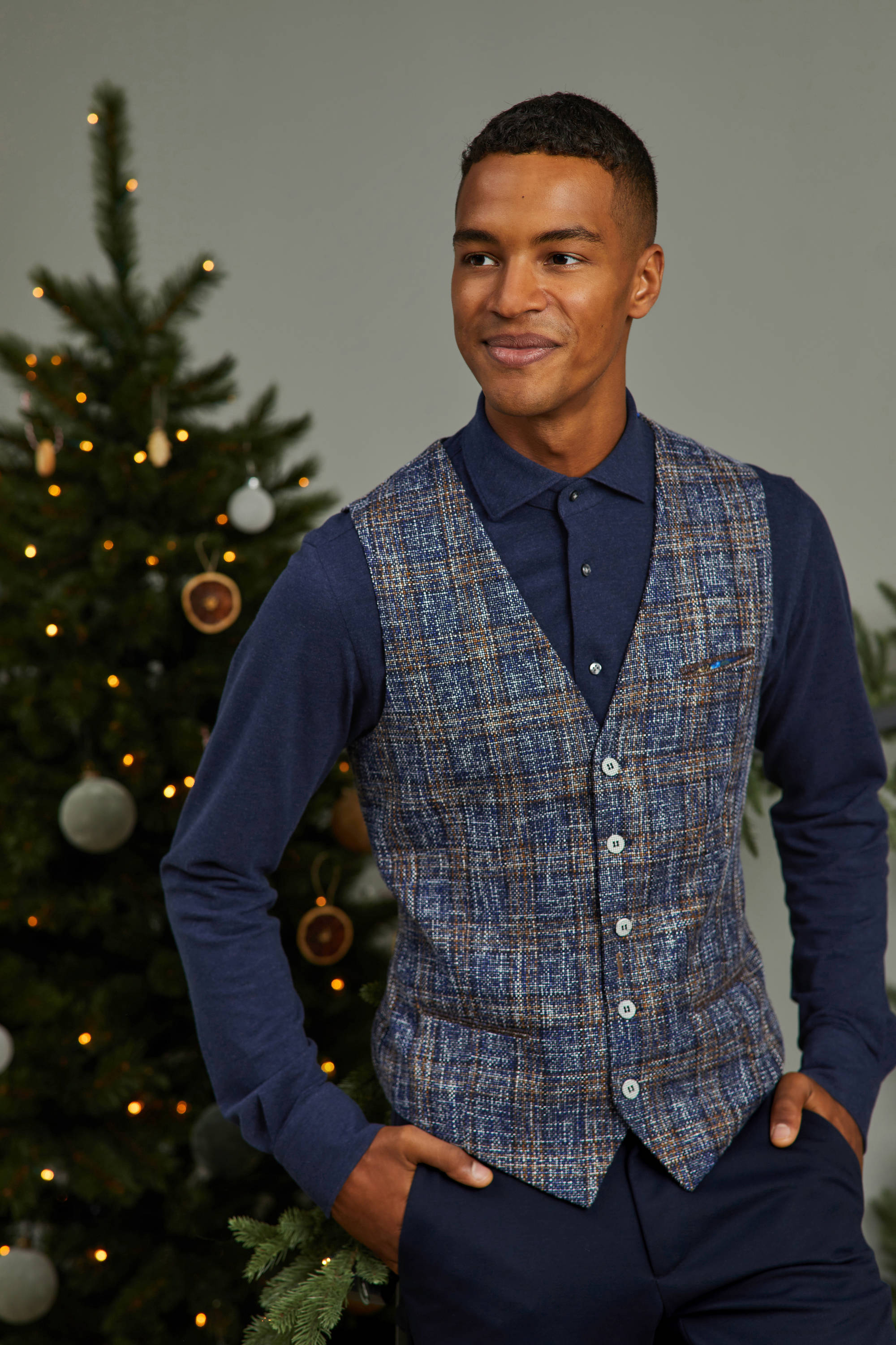 ONLY & SONS tapered fit it chino ONSMARK marine