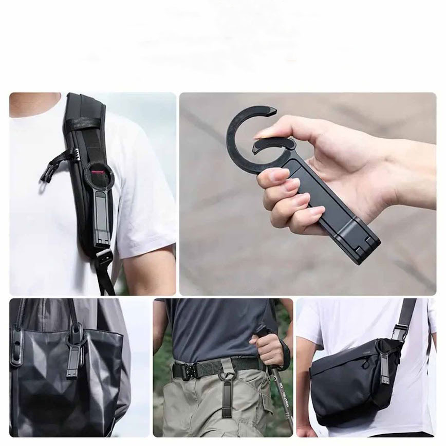 Tripod Verstellbarer magnetischer Smartphone Halterung Stativ Selfie Stick Kompatible mit MagSafe für Live Stream - Schwarz