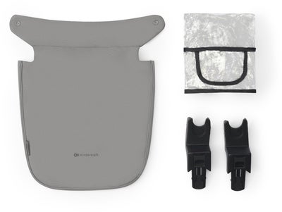 Kinderkraft 3-i-1 NEWLY Kombivogn Travelsystem, Moonlight Grey