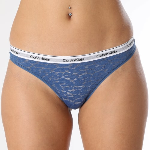 Lot De 3 Strings Femme QD5068E Gris Anthracite Bleu Marine Rose