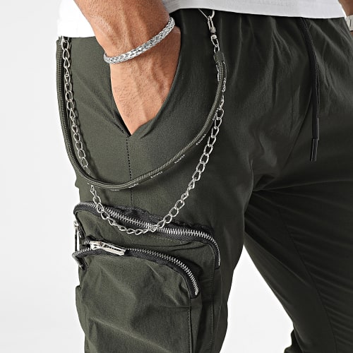 Pantalon Cargo Vert Kaki