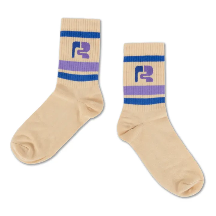 Repose AMS Chaussettes Logo | Rose pêche