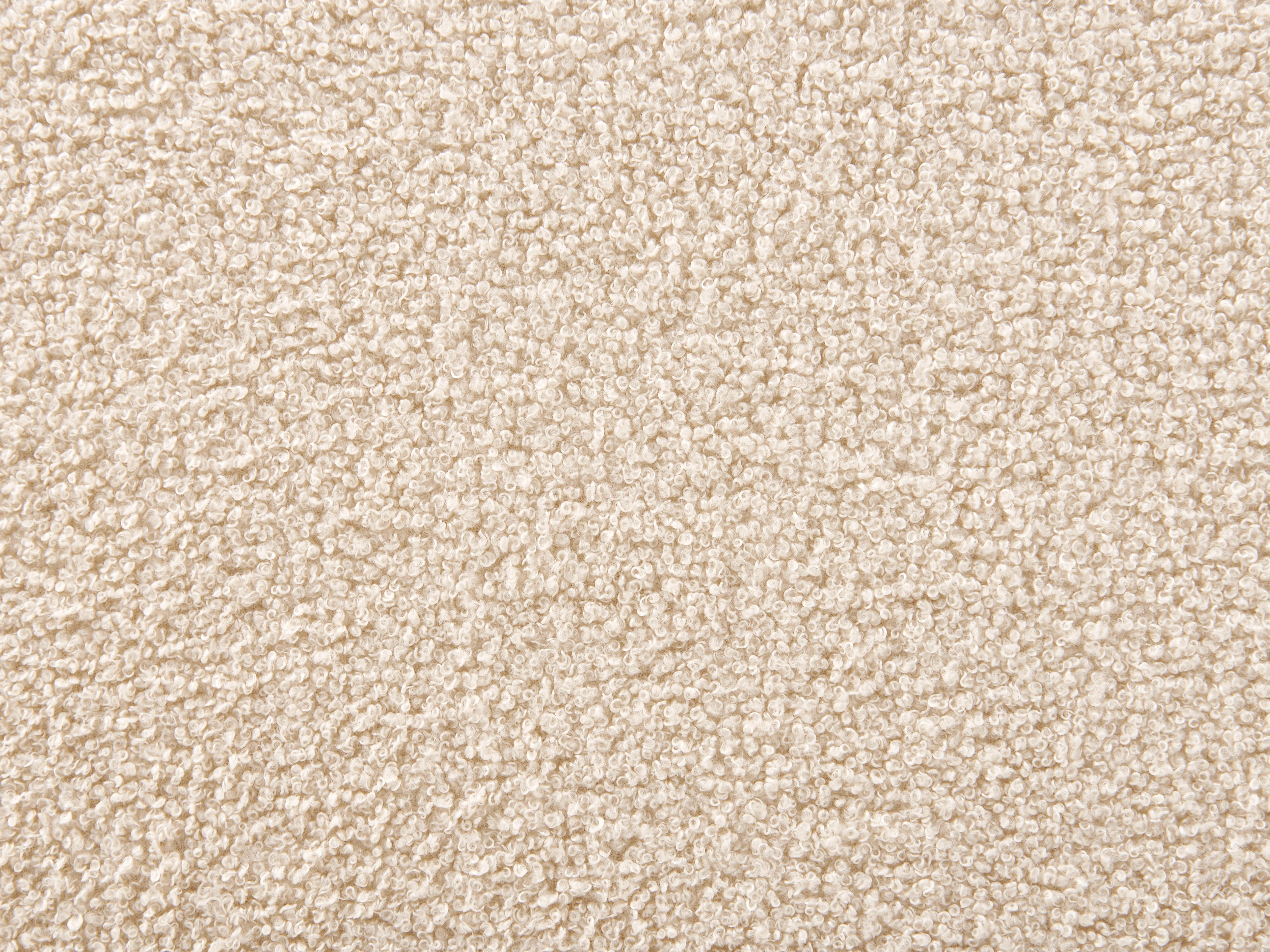 Bed met opbergruimte Bouclé MOISSAC 180 x 200 cm Beige