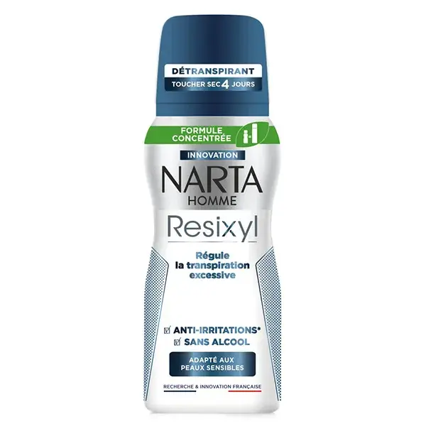 Spray antitranspirante Narta Resixyl para homens 100ml