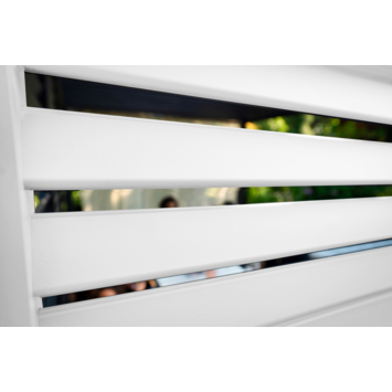 Zijwand louvre voor pergola Classic & Deluxe Wit 300 series