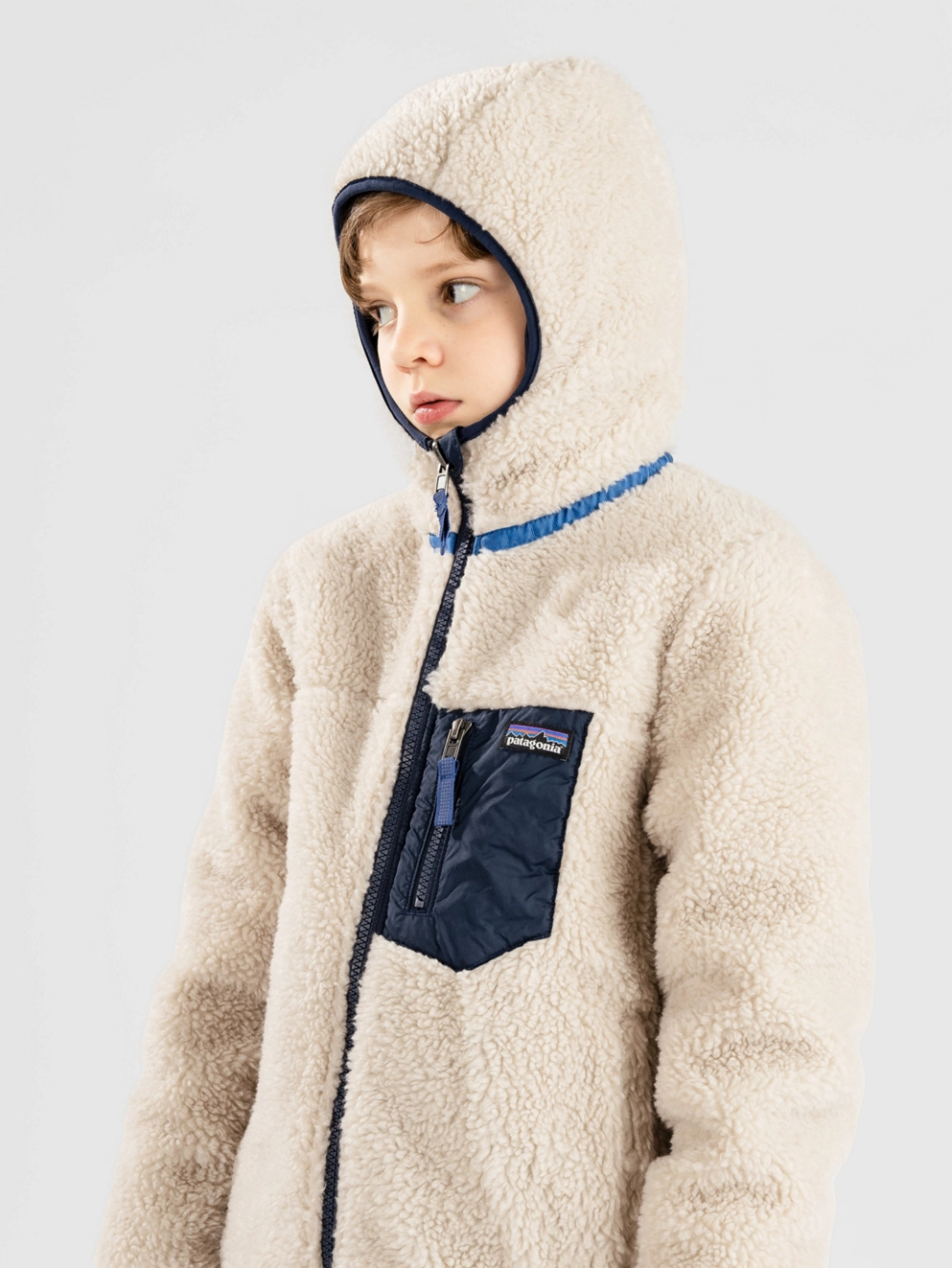 Patagonia Reversible Ready Freddy Kids Jacket new navy