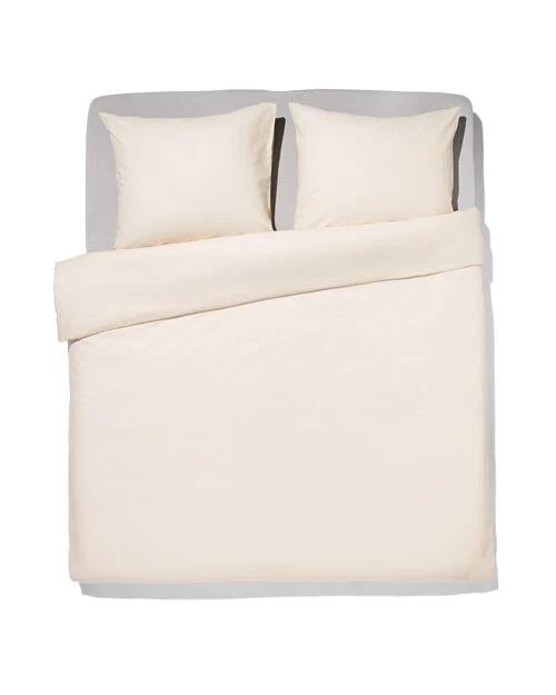 dekbedovertrek zacht katoen 240x200/220 grijs-beige