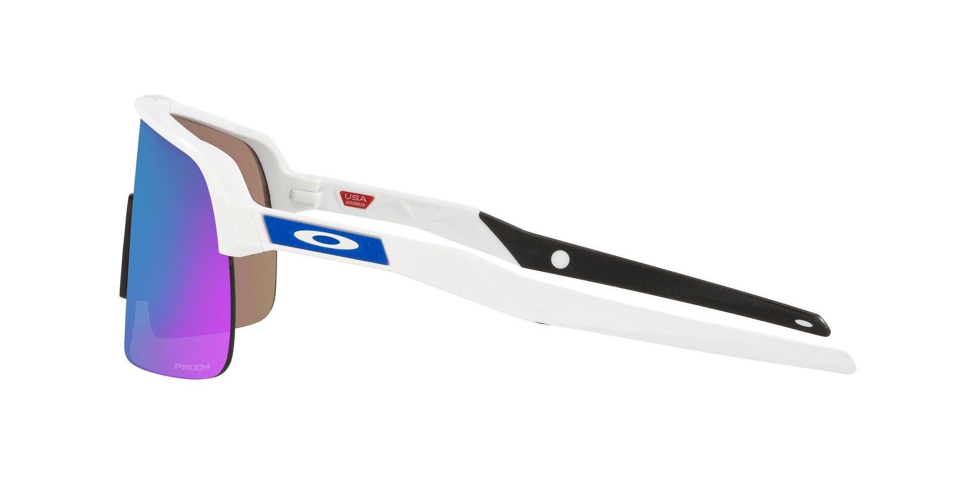 Oakley Sutro Lite Matte White w/Prizm Sapphire Gir syklister en modig og allsidig stil som passer både på og av sykkelen