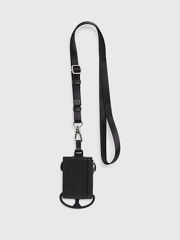 Cordão para celular e carteira em caixa de presente