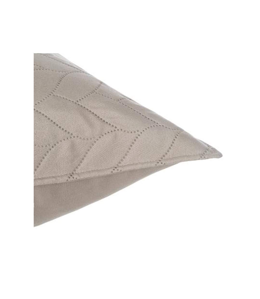 Dessus de Lit & 2 Taies Tréssé 240x260cm Beige