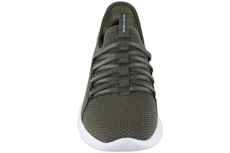 SKECHERS RELAXED FIT SPORT - BALLET CHIC GREEN SNEAKER SLIP-INS