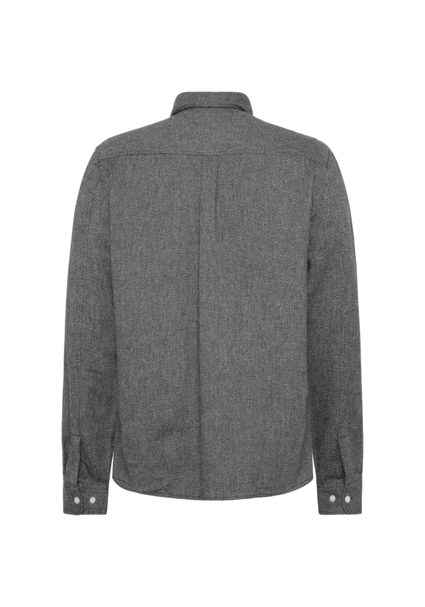 Knowledge Cotton Apparel Hemd Melangé Shirt Chocolate Torte