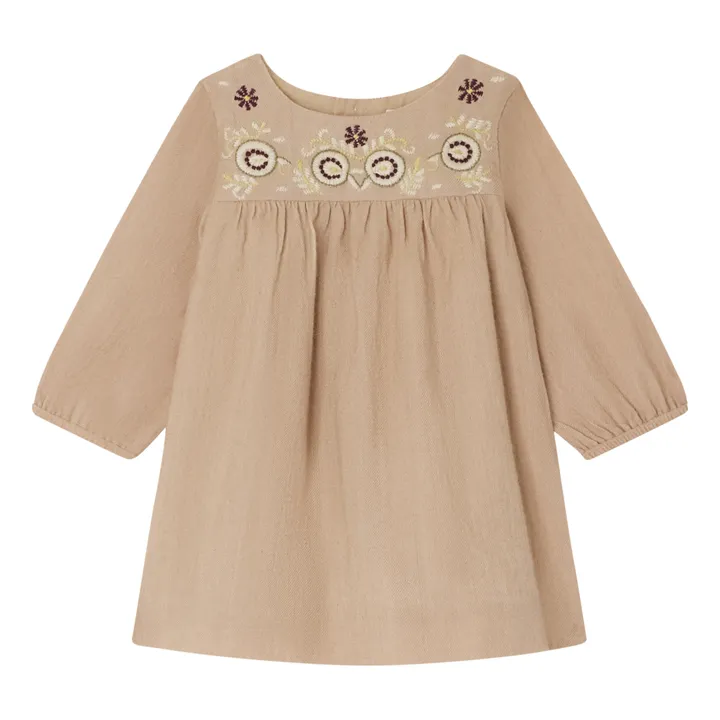 Bonpoint Robe Laine et Coton Dipiki | Beige