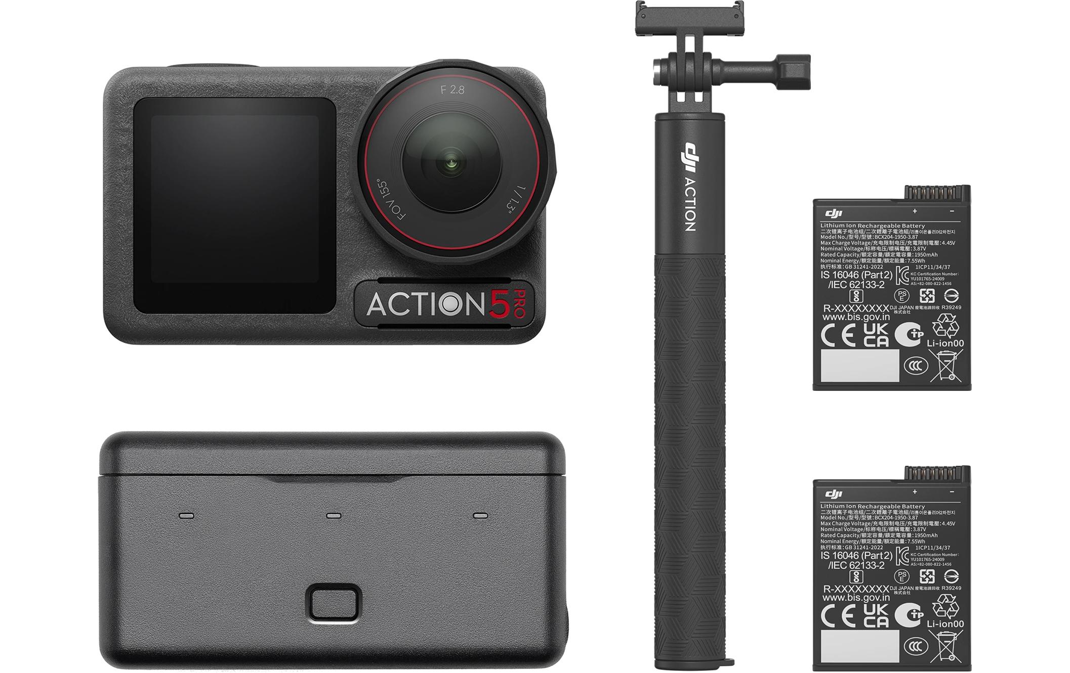 Actionkamera Osmo 5 Pro Standard Combo<br>Die Action-Cam mit revolutionärer Bildqualität
