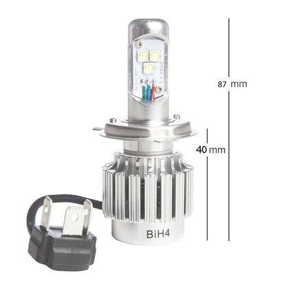 Ampoule Tecno globe LED VENTILE BI H4 CODE ET PHARE CTR Universel