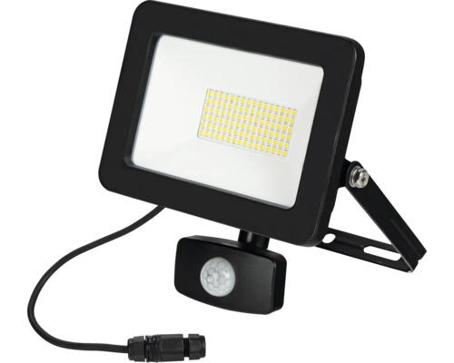 LED-sensorwandlamp IP44 30W 4950 lm 4000 K neutraal wit, netsnoer 3G1,0 mm² H05RN-F 0,3 m + snelsluiting, afmetingen (B x D x H): 153 x 65 x 191 mm