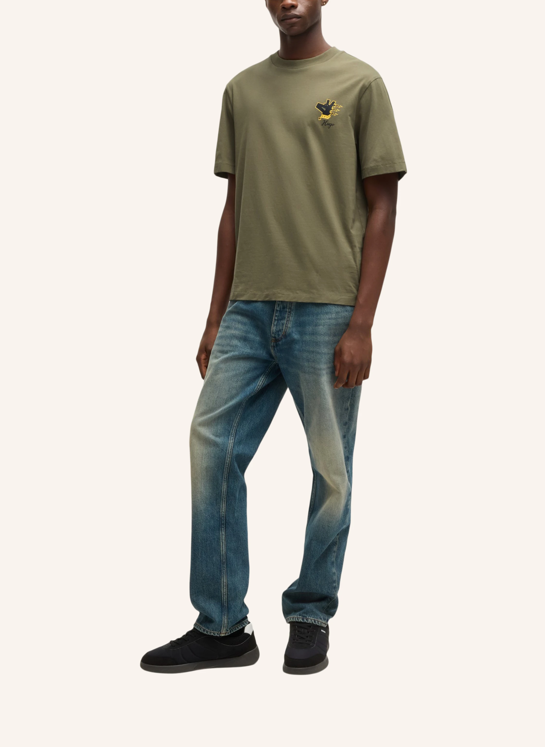 HUGO T-Shirt NAGULOP Relaxed Fit