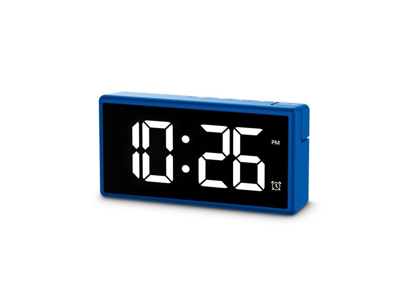 Hama Digitalwecker Ibiza Blau Wecker mit USB-Ladefunktion