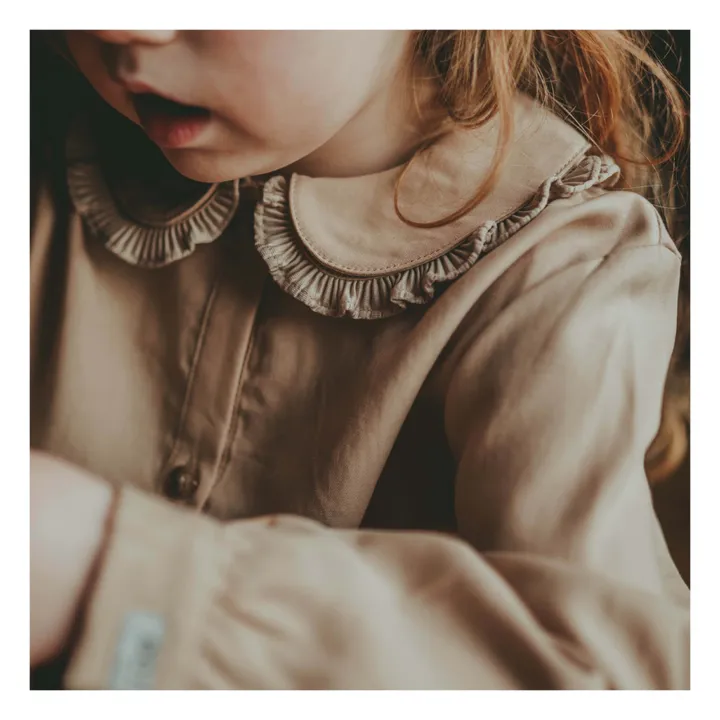 Donsje Blouse Flise - Festive  | Camel