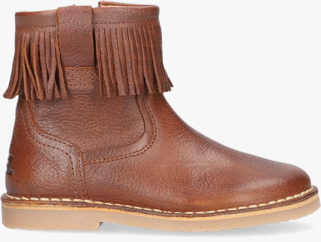 KOEL4KIDS cognac koel4kids enkellaarsjes 02m003
