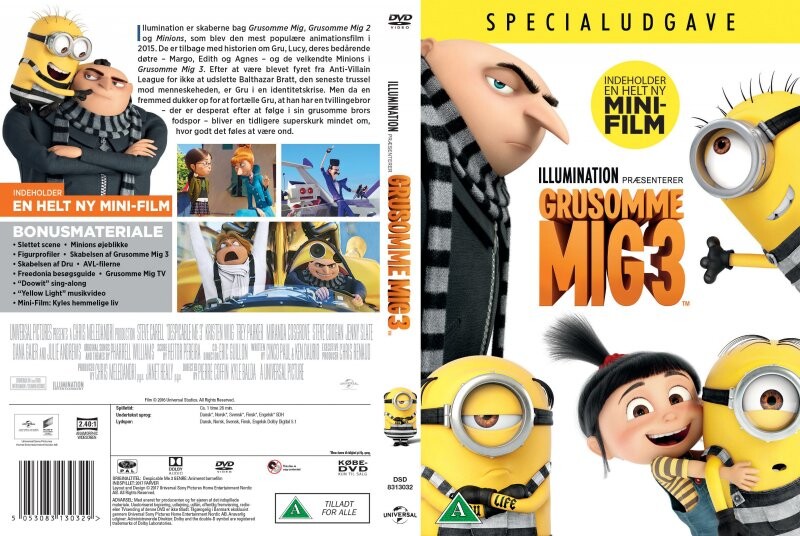 Grusomme Mig 3 / Despicable Me 3 - DVD
