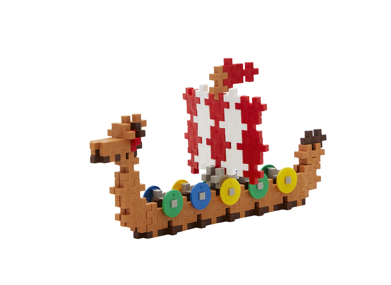 Plus-Plus - Viking Ship / 100 pcs Tube