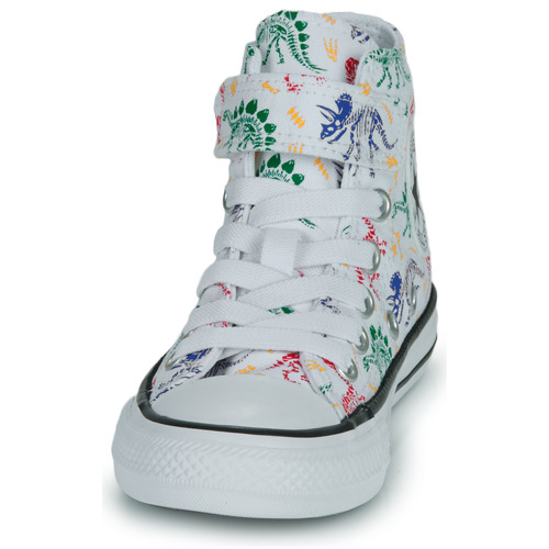 Converse - CHUCK TAYLOR ALL STAR EASY-ON DINOS - Blanc / Multicolore